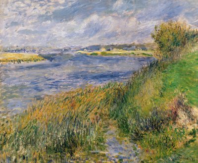 The Banks of the Seine, Champrosay by Pierre Auguste Renoir